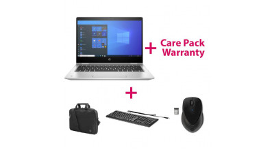 HP ProBook 435 x360 G8 -4V8G8PA- Ryzen 7 Bundle / HP 14.1 inch Bag + HP Wired Keyboard + Comfort Grip Wireless Mouse + HP CarePack 3Yr NBD Onsite Warranty