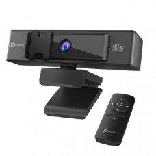 J5Create USB 4K ULTRA HD Webcam with 5x Digital Zoom Remote Control and Built-in Dual High-Fidelity Microphones Model: JVCU435