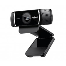 Logitech Webcam HD Pro C922, USB, Monitor Clip, Mini Tripod, H.264,  Stereo Audio.