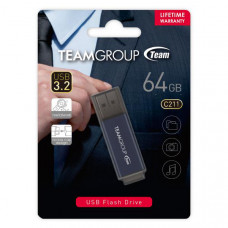 TEAM C211 USB3.2 Gentleman Grey Flash 64GB Lifetime Warranty