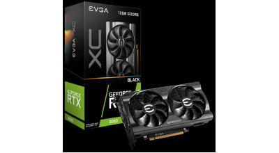 EVGA GeForce RTX 3060 XC BLACK GAMING, 12G-P5-3655-KR, 12GB GDDR6, Dual-Fan, HDMI, DPx3