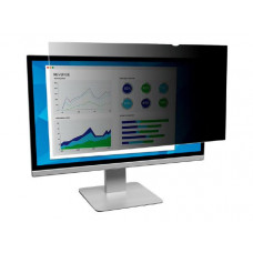 3M Black Privacy Filter for 23  inch Full Screen Monitor